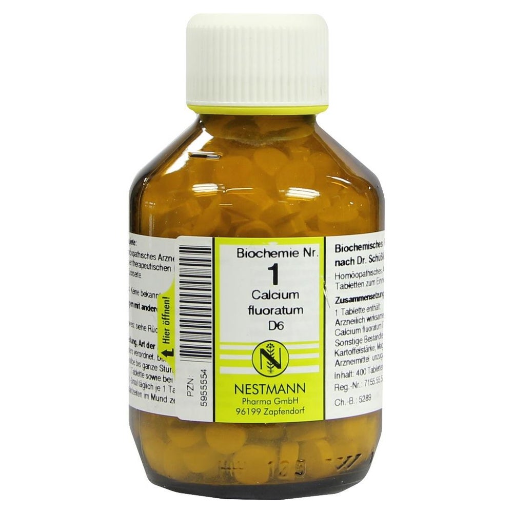 Biochemie 1 Calcium fluoratum D 6 Tabletten 400 St