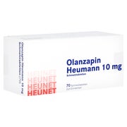 OLANZAPIN Heumann 10 mg Schmelztabletten Heunet 70 St