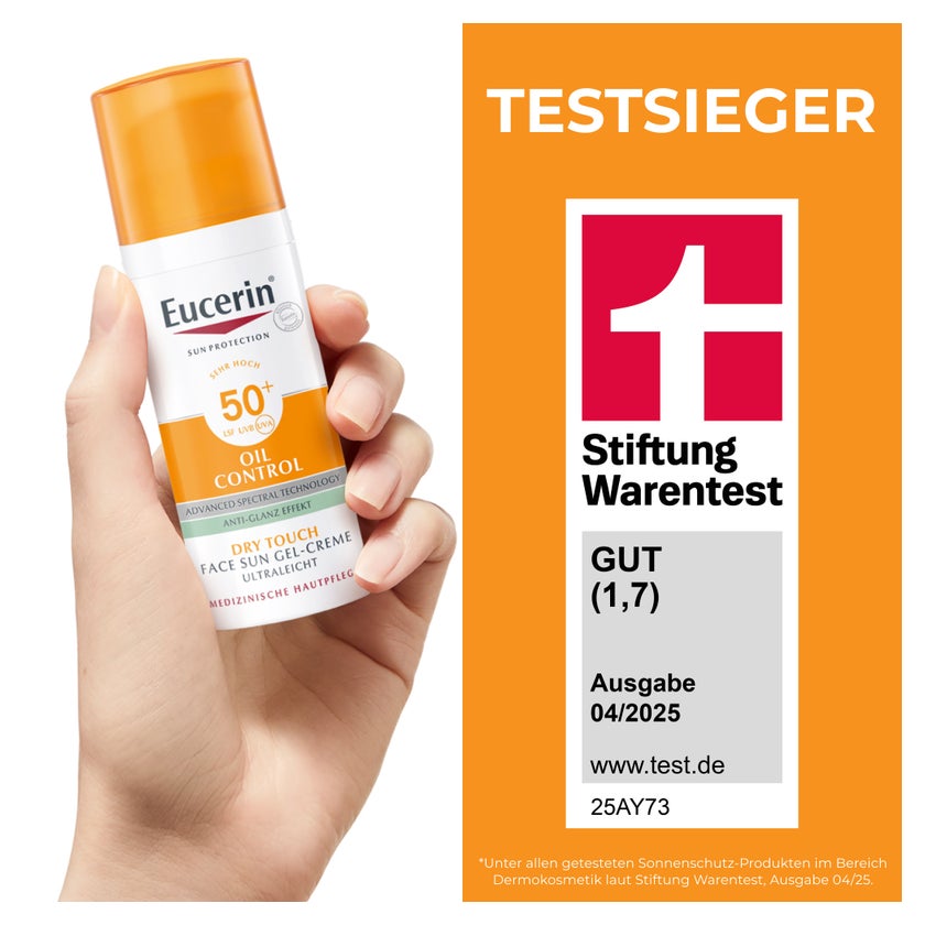 Eucerin Oil Control Face Sun Gel-Creme LSF 50+ 50 ml
