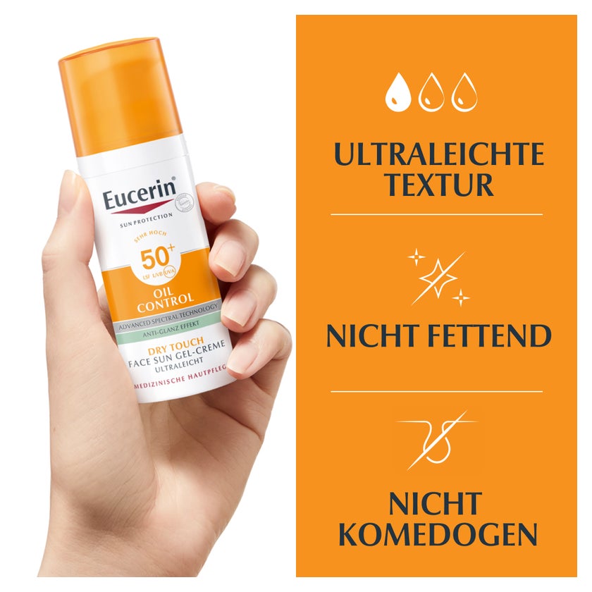 Eucerin Oil Control Face Sun Gel-Creme LSF 50+ 50 ml