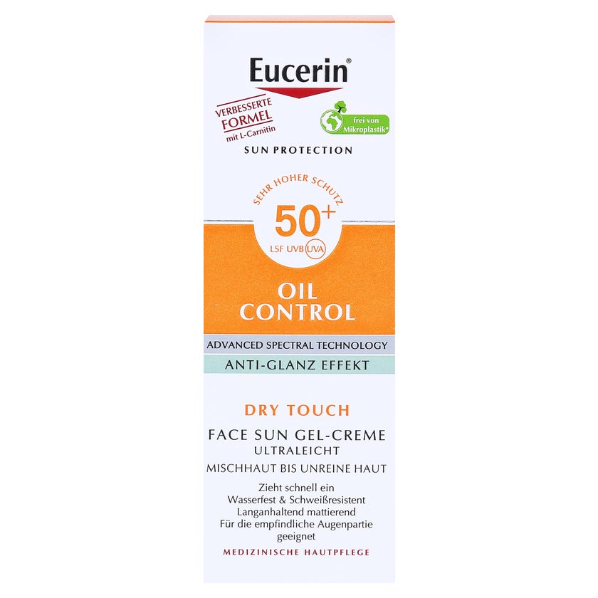 Eucerin Oil Control Face Sun Gel-Creme LSF 50+