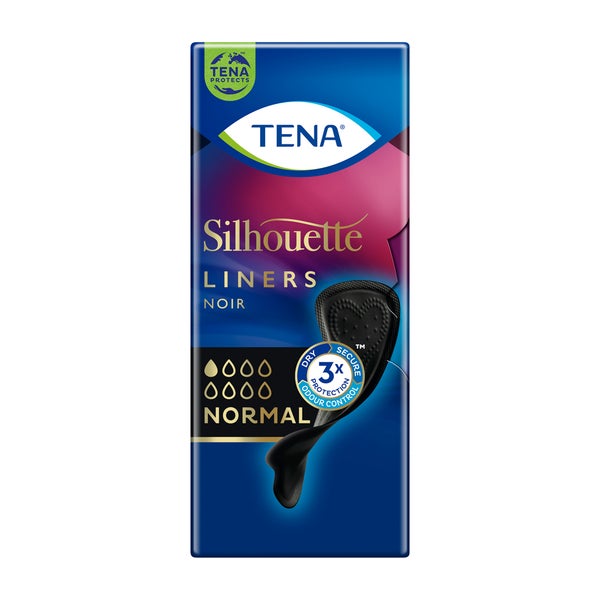 TENA Silhouette Normal Noir diskrete Slipeinlagen, 26 Stück 10X26 St