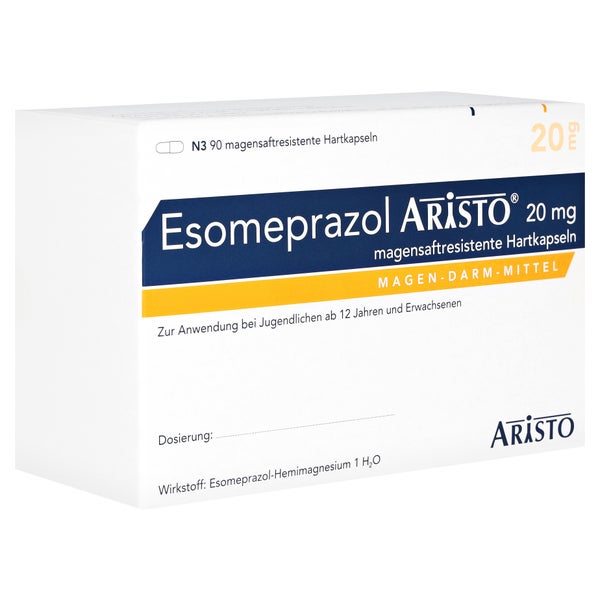 ESOMEPRAZOL Aristo 20 mg 90 St
