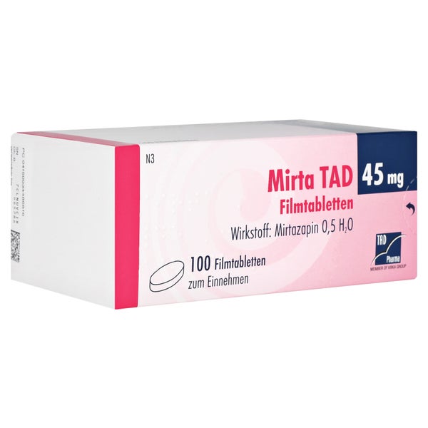 Mirta TAD 45 mg Filmtabletten 100 St