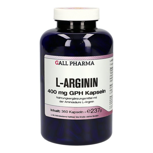 L-arginin 400 mg Kapseln 360 St