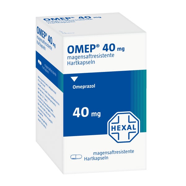 OMEP 40 mg magensaftresistente Hartkapseln 100 St