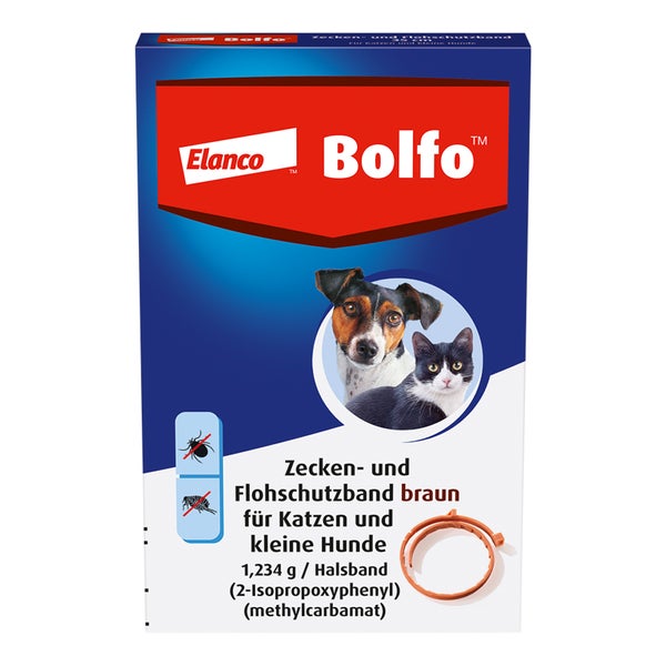 Bolfo Flohschutzband Braun kleine Hunde 1 St