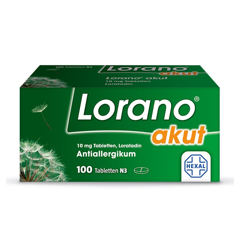 Lorano akut Antiallergikum 100 St