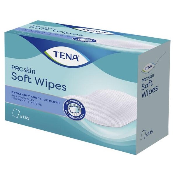TENA Soft Wipes 135 Stück - 30 x 32 cm 135 St
