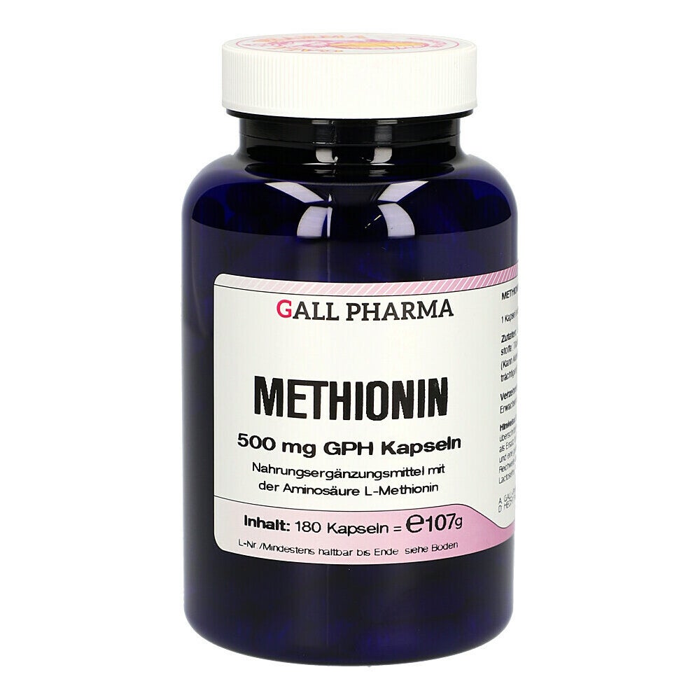 Methionin 500 mg GPH Kapseln 180 St