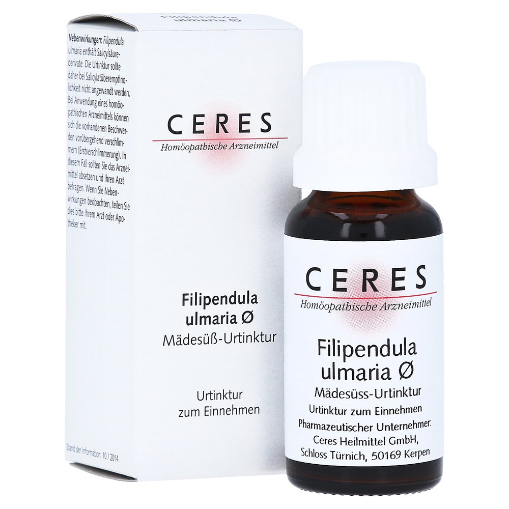 Ceres Filipendula Ulmaria Urtinktur 20 ml