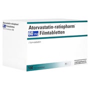 ATORVASTATIN-ratiopharm 60 mg Filmtabletten 100 St