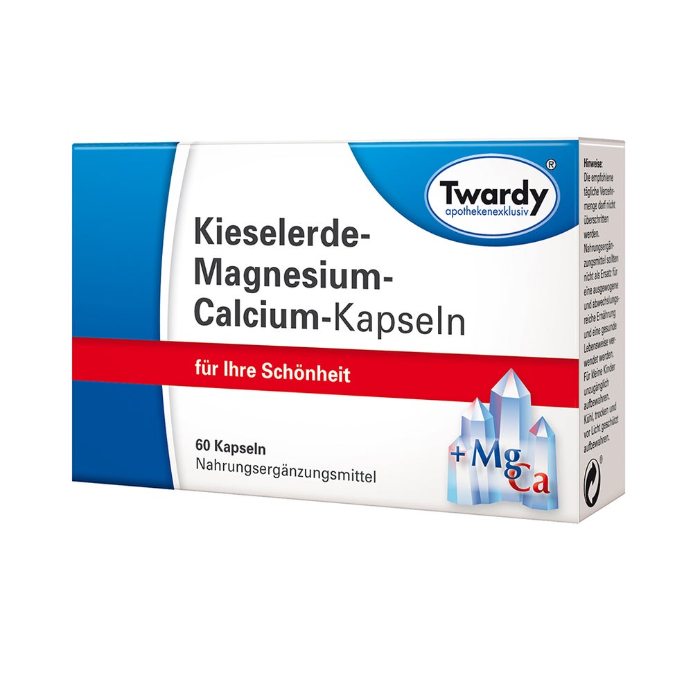 Kieselerde Magnesium Calcium Kapseln 60 St
