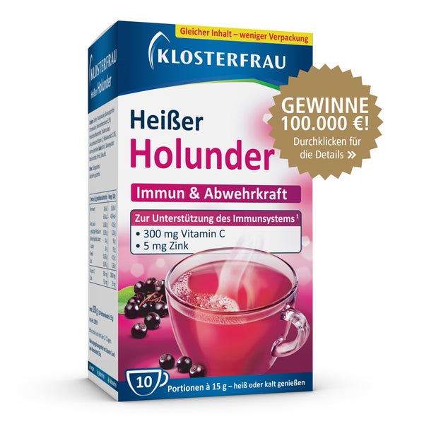 Klosterfrau Broncholind Heißer Holunder 10X15 g