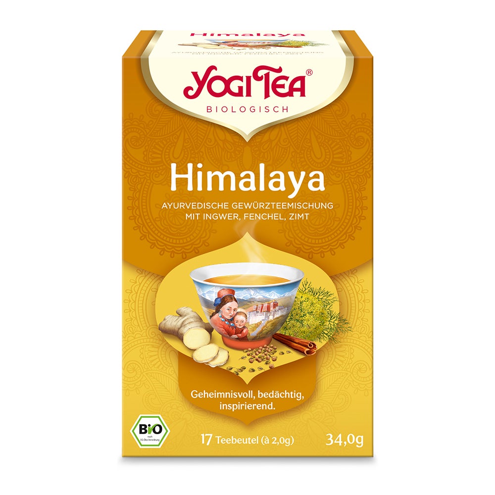 Yogi Tea - Himalaya Chai Bio Gewürztee | 17 x 2g 17X2,0 g