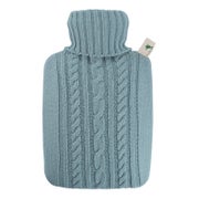 HUGO FROSCH Wärmflasche Klassik 1,8l Strickbezug pastell-blau 1 St