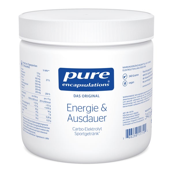 pure encapsulations Energie und Ausdauer 340 g
