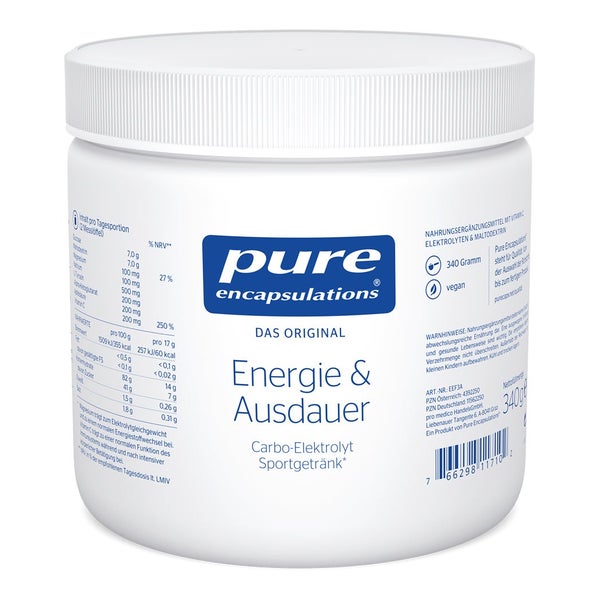 pure encapsulations® Energie und Ausdauer 340 g