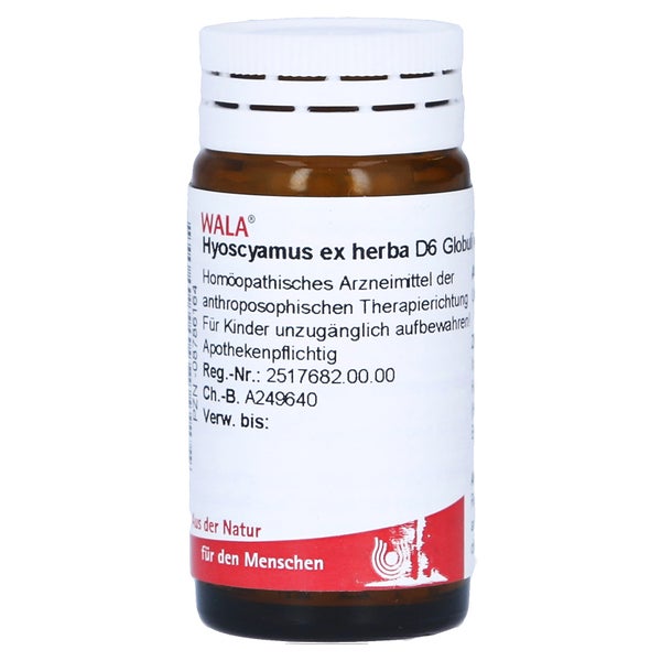 Hyoscyamus EX Herba D 6 Globuli 20 g