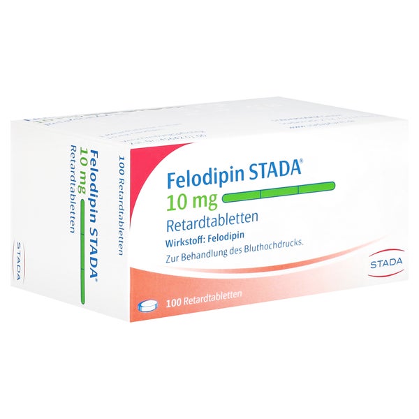 Felodipin Stada 10 mg Retardtabletten 100 St