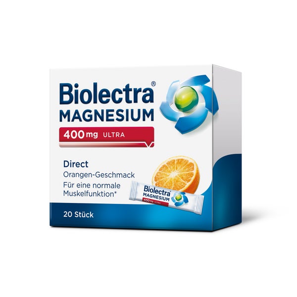 Biolectra Magnesium 400 mg Direct Orange 20 St