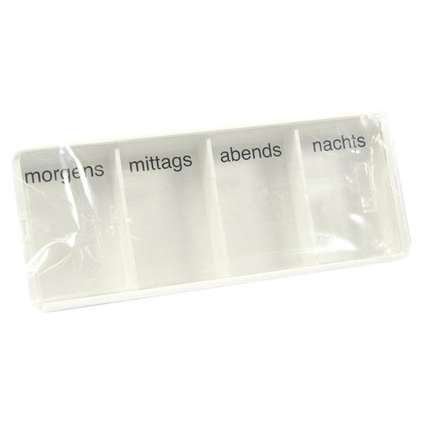 Tablettendose Morgens/mittags/abends/nac 1 St