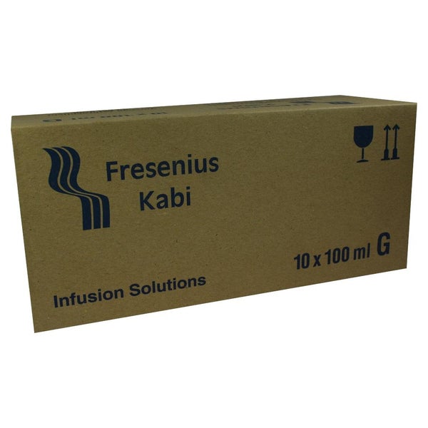 Natriumhydrogencarbonat 8,4% Glas Infusi 10X100 ml
