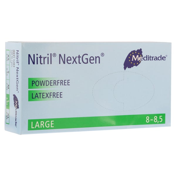 Nitril Einmal Handschuhe puderfrei groß 100 St