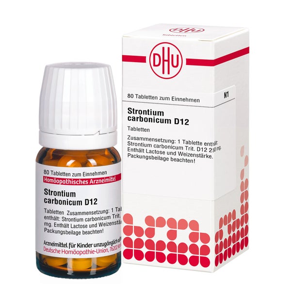 Strontium Carbonicum D 12 Tabletten 80 St
