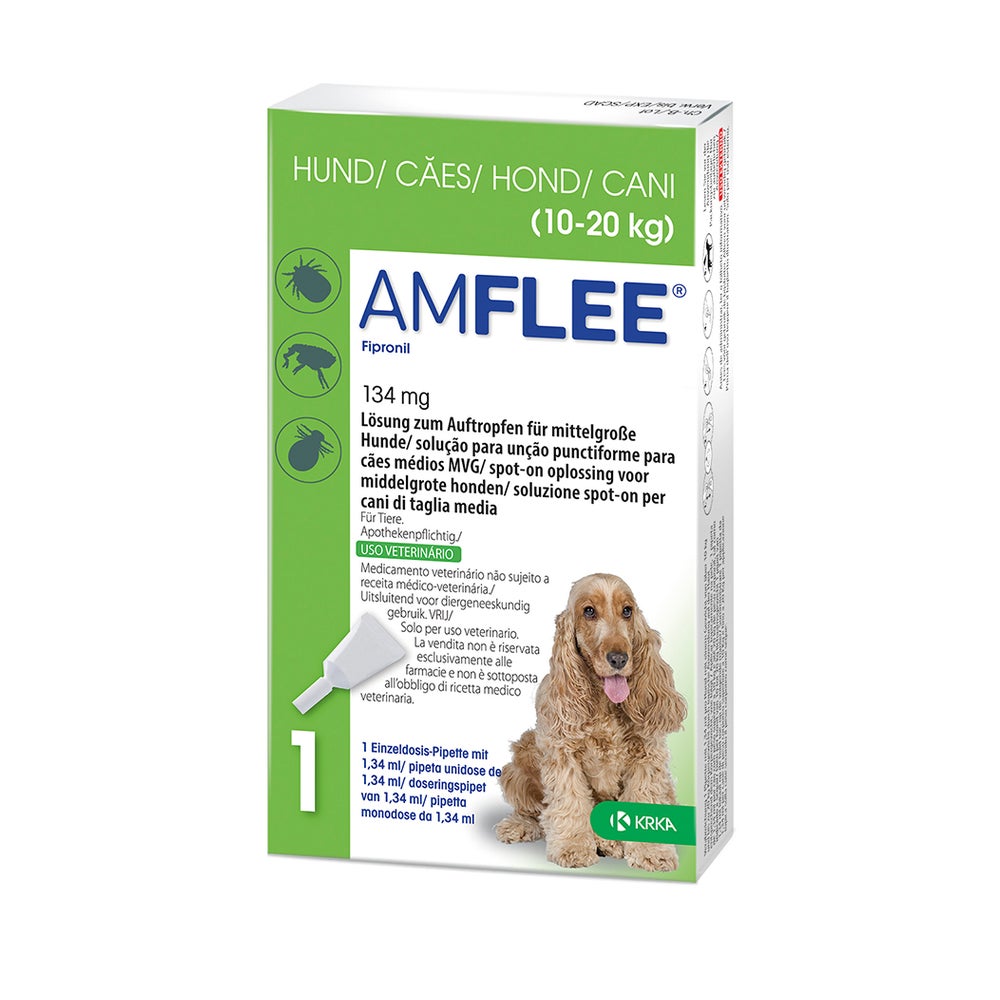Amflee 134 mg Spot-on Lsg.f.mittelgr.Hunde 10-20kg 3 St