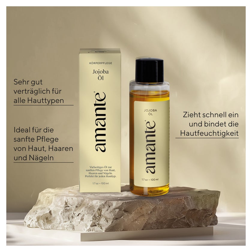 Jojobal 100 % rein - Hautpflegel Amante 100 ml online kaufen | DocMorris