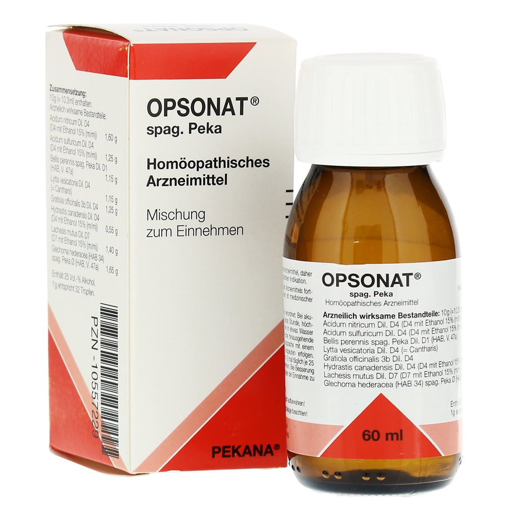 Opsonat Spag.peka Tropfen 60 ml