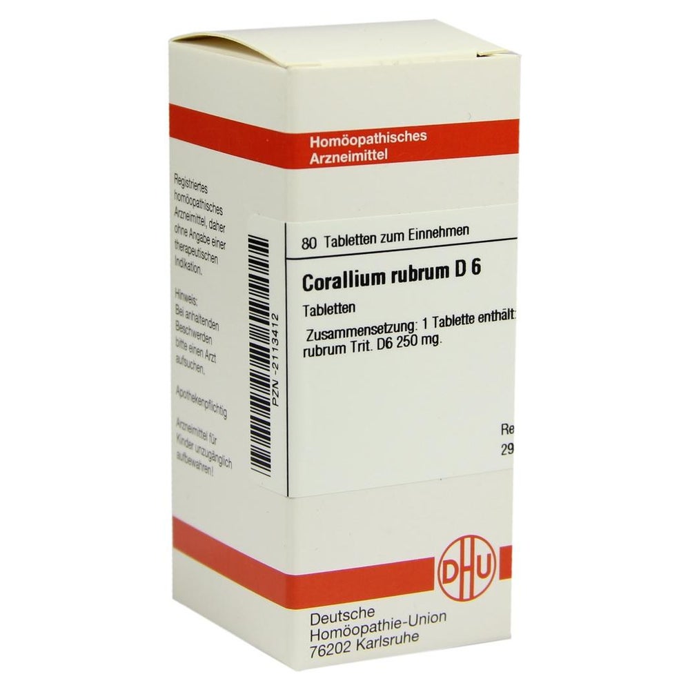 Corallium Rubrum D 6 Tabletten 80 St