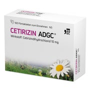 Produktabbildung: CETIRIZIN ADGC Allergietabletten 100 St