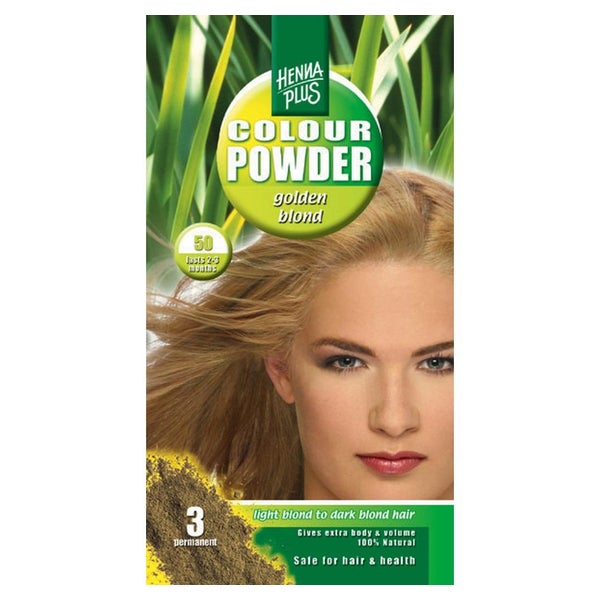 Hennaplus Colour Powder golden blond 50 100 g
