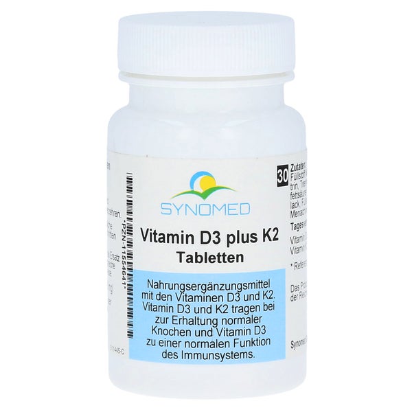 Vitamin D3 PLUS K2 Tabletten 30 St