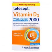 Tetesept Vitamin D3 7.000 Wochendepot Fi 12 St