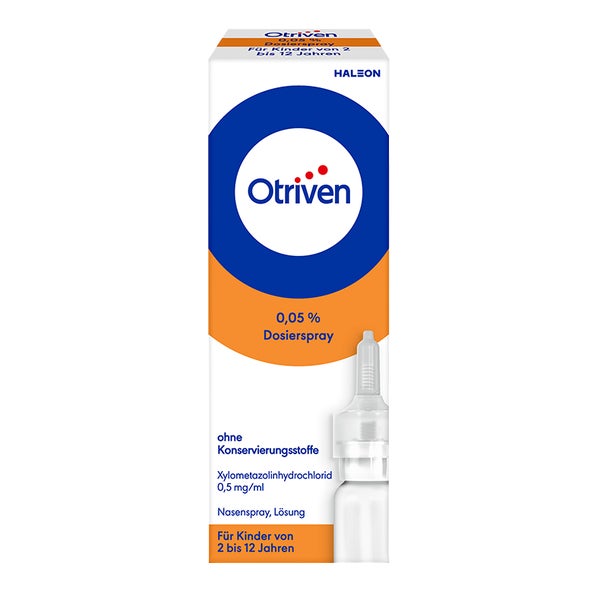 Otriven 0,05 % Dosierspray ohne Konservierungsstoffe für Kinder 10 ml