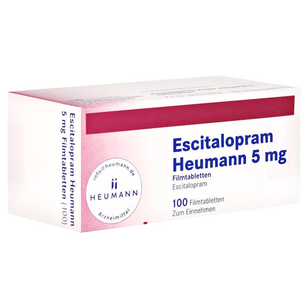 Escitalopram Heumann 5 mg Filmtabletten 100 St