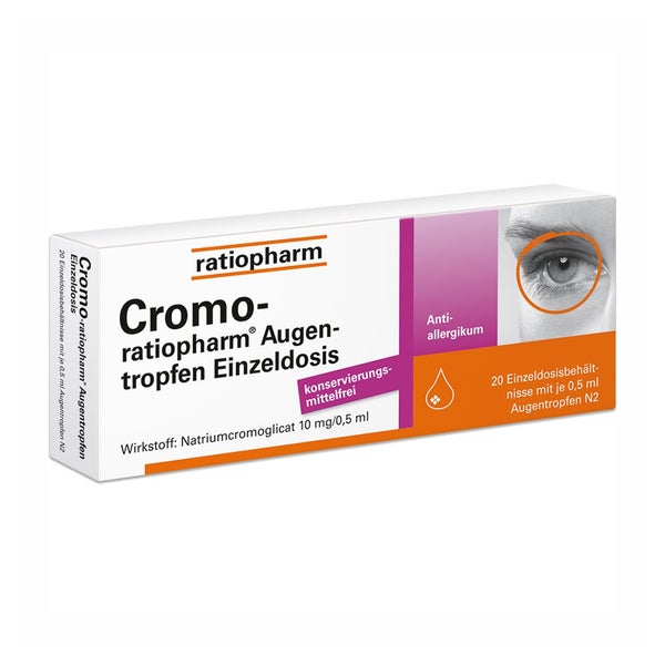 Cromo - ratiopharm® Augentropfen 20X0,5 ml