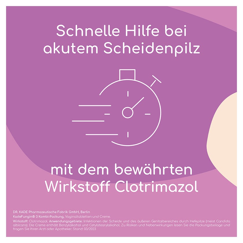 Kadefungin 3 Vaginaltabletten 3 St