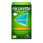 Produktabbildung: nicorette Kaugummi 4mg freshfruit 105 St
