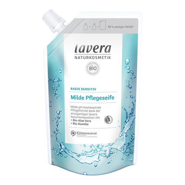 Nachfüllbeutel basis sensitiv milde Pflegeseife 500 ml