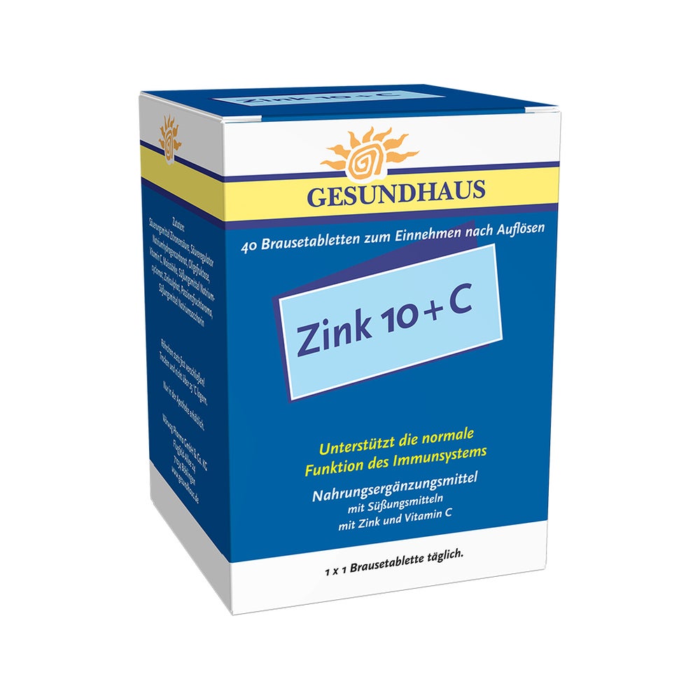 Zink 10 + C Brausetabletten 40 St