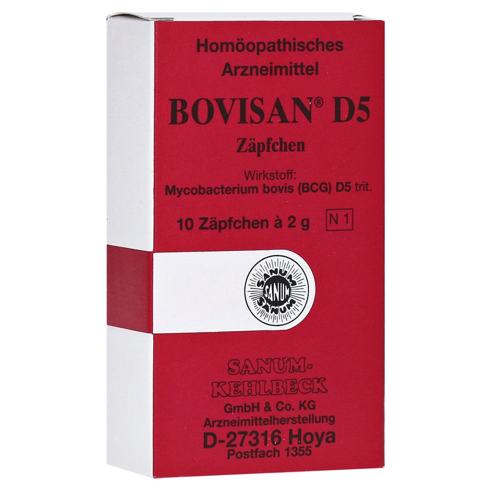 Bovisan D 5 Zäpfchen 10X2 g