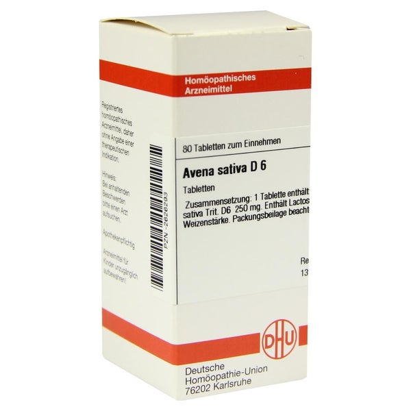 Avena Sativa D 6 Tabletten 80 St