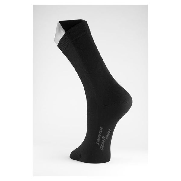 LINDNER® Diasoft® - Diabetikersocken, Schwarz, Gr. 41 - 43 2 St