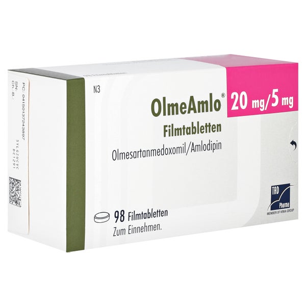 Olmeamlo 20 mg/5 mg Filmtabletten 98 St