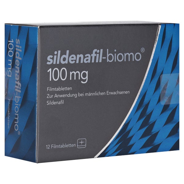 Sildenafil-biomo 100 mg Filmtabletten 12 St