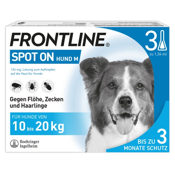 FRONTLINE SPOT-ON - Hund M 10-20 kg 3 St